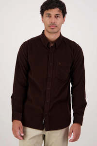 Shirts Mens: SWANNDRI Ranfurly V2 Mens Longsleeve Shirt Espresso