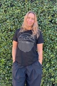 CSS Black Peak Maple Tee Black White