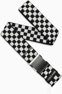 Belts: ARCADE Check Belt Black Glacial
