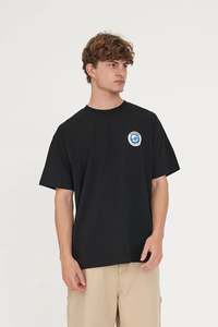 HUFFER Intl. Block Tee Black