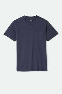 BRIXTON Brixton Baseline Pocket Tee Washed Navy Vintage Wash