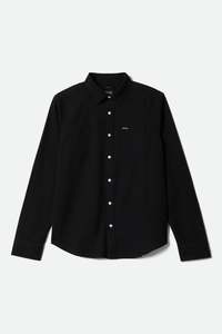 BRIXTON Charter Longsleeve Shirt Black