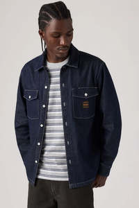 Mens: LEVI'S Long Sleeve Worker Shirt Rinse Work Repeat