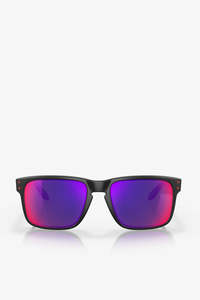 OAKLEY Holbrook 9102 36 Matte Black Positive Red Iridium