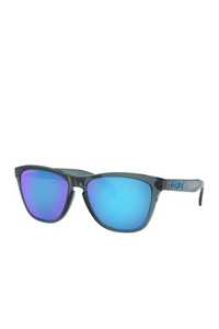 Sunglasses: OAKLEY Frogskins 9013 F6 Crystal Black Prizm Sapphire Polar