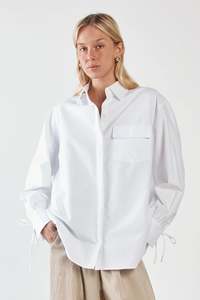 SASS Sonora Oxford Shirt White