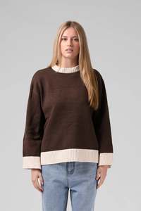 Sale: RPM Clara Knit Chocolate Cream