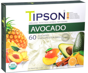 Avocado: Organic Avocado Assorted 60 Enveloped Teabags