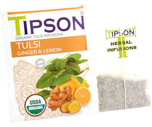 Organic Tulsi With Ginger & Lemon