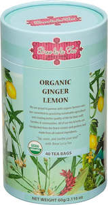 Green Tea Collection: Brew La La Tea - Organic Ginger Lemon