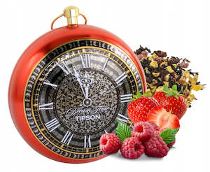 Dream Time "Red" - Crimson Clock Tin - Fruit Infusion with Hibiscus, Papaya, App&hellip;