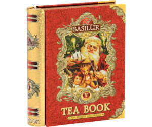 Large Metal Teabook - "Volume 5" - Red - Black Tea with Goji Berries "Orange & Vanilla"