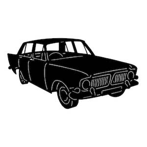 CAR ART Silhouette FORD ZEPHYR Mk3 518x280mm