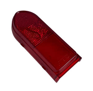 Vauxhall: TAIL LIGHT LENS Red L711 Vauxhall Cresta  NOS