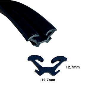 BAILEY CHANNEL Rubber Flocked Window Felt Channel Holden 12.7mm