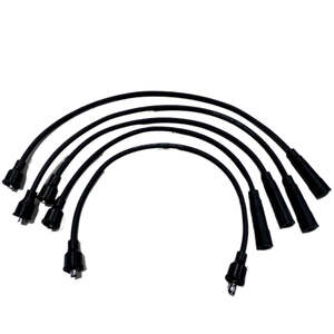 Austin: HT LEAD SET COPPER Straight Plugs 4cyl BMC Austin Morris Wolsele