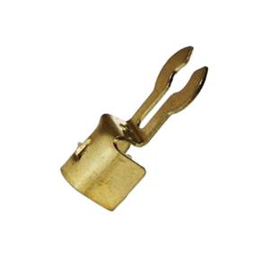 1: HT SPARK PLUG TERMINAL Spark Plug Forked Brass Spade Vintage
