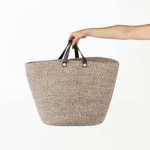 Pot Size 30cm 35cm: Coffee Cotton Basket/ Cotton Bag