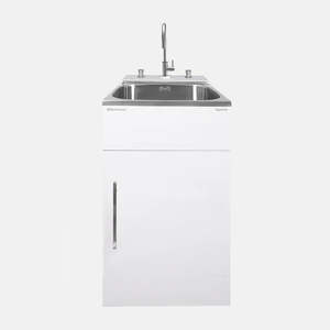 Laundry: Robinhood laundry White ST3783  565mm wide  x 560mm deep 900mm high