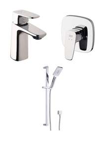 Combo: American Standard Tap and Mixer with Main Pressure Shower Slide