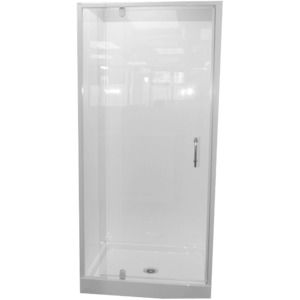 Products: Shower Cubicle 900x750 3 Sided Alcove Tray Liner and Door