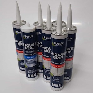 Glue Pack 3 sided shower clear large alcove Henry Brooks Bathrooms