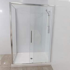 Corner Shower 1400x760 Framed Sliding Door shower