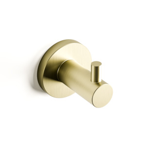 Brushed Brass Bathroom: CODE NATURE ROBE HOOK