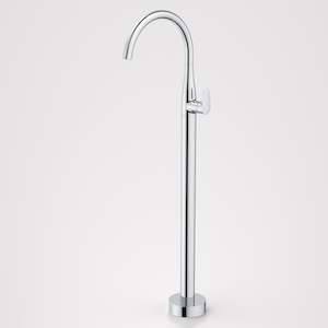 Brushed Brass Bathroom: CAROMA CONTURA II FREESTANDING BATH FILLER