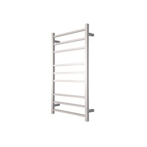HEIRLOOM CALLISTO 825 SLIMLINE HEATED TOWEL LADDER - POLISHED STAINLESS