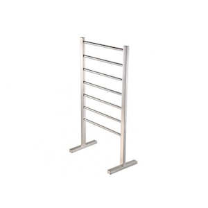 Heated Towel Ladders 12v: HEIRLOOM FORME FREESTANDING HEATED TOWEL LADDER - POLISHED STAINLESS