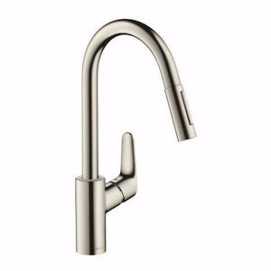 Kitchen New Zealand: HANSGROHE FOCUS PULLOUT KITCHEN MIXER STAINLESS STEEL