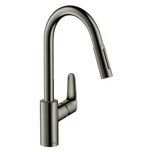 HANSGROHE FOCUS PULLOUT KITCHEN MIXER GUNMETAL