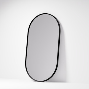 Bathroom Mirrors Mirror Cabinets New Zealand: CODE ASPECT OVAL 600 FRAMED MIRROR