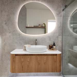 Bathroom Mirrors Mirror Cabinets New Zealand: CODE EURO POND LED BACKLIT MIRROR