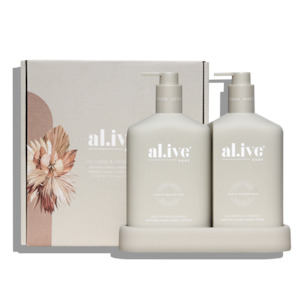Bathroom Accessories: AL.IVE WASH & LOTION DUO - SEA COTTON & COCONUT