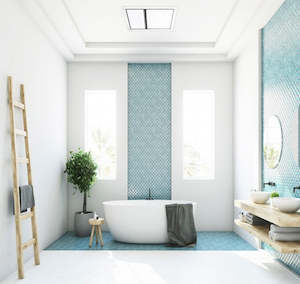 Bathroom Lighting New Zealand: TASTIC LUMINATE 3 IN 1 BATHROOM HEATER, EXHAUST FAN & LIGHT - 2 COLOURS