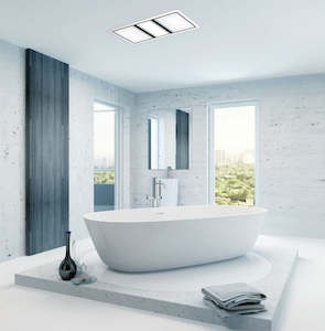 Bathroom Lighting New Zealand: TASTIC LUMINATE DUAL 3 IN 1 BATHROOM HEATER BATHROOM HEATER, EXHAUST FAN & LIGHT - 2 COLOURS