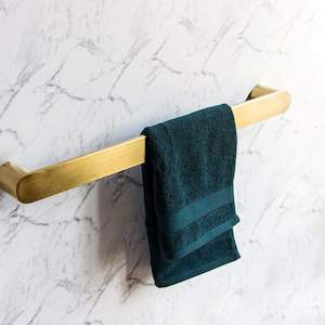 Single Bar Bathroom Towel Rails: CODE LAMONE ROUND SINGLE BARS 850MM - 7 COLOUR OPTIONS