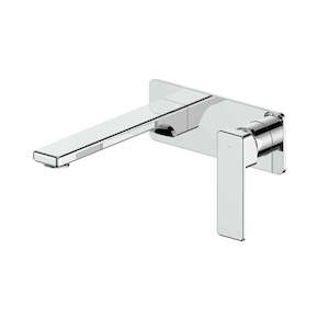 Greens: GREENS ARCAS WALL BASIN MIXER WITH BACKPLATE - 5 COLOURS