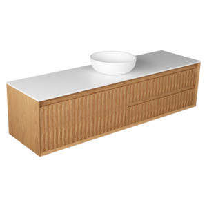 Primo Vanities: PLATO LARGO 1800 3 DRAWER WALL HUNG VANITY