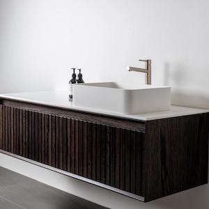 Primo Vanities: PLATO LARGO 1500 WALL HUNG DOUBLE DRAWER VANITY
