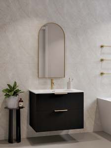 Lineare Vanities: CODE LINEARE 750 PILLAR 2 DRAWER VANITY