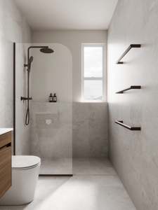 CODE INTERIORS SUPER CLEAR SHOWER SCREEN GLASS 900MM