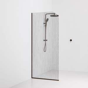 CODE INTERIORS ALLURE SHOWER SCREEN GLASS 900MM