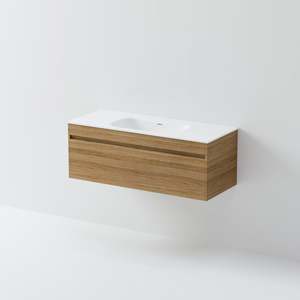CODE LUXE 1200 WALL HUNG SINGLE BASIN VANITY SINGLE DRAWER