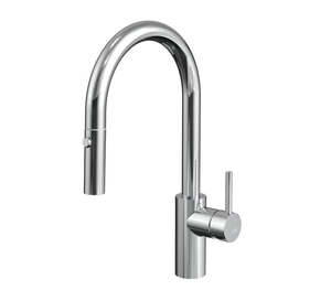 Black Kitchen Bathroom Range: EVOKE GOOSENECK PULLOUT KITCHEN MIXER
