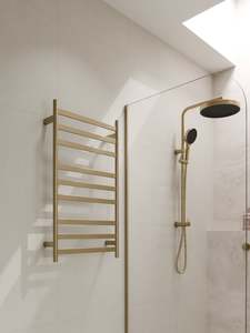 CODE INTERIORS LINEARE HEATED TOWEL LADDER 900X500MM