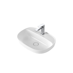 Basins Bathroom Nz: CAROMA CONTURA II 530MM BASIN WITH TAPHOLE