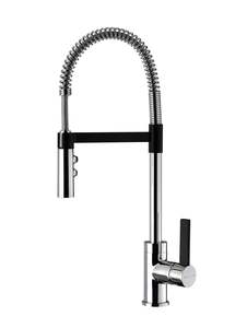 Black Kitchen Bathroom Range: METHVEN GASTON SPRING TWIN FUNCTION SINK MIXER BLACK / CHROME
